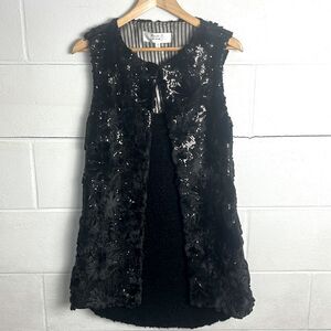 Badgley Mischka Mack + James sequin cardigan